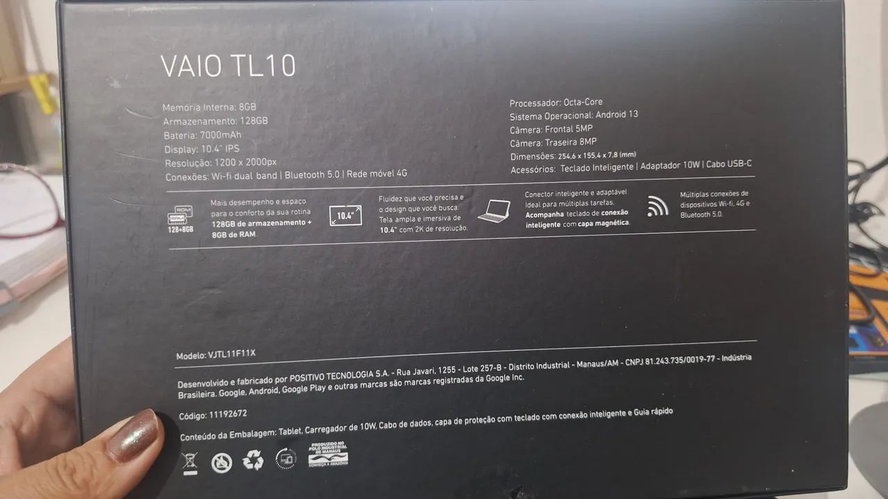 Tablet Vaio novo com canetinha grátis  - Foto 3