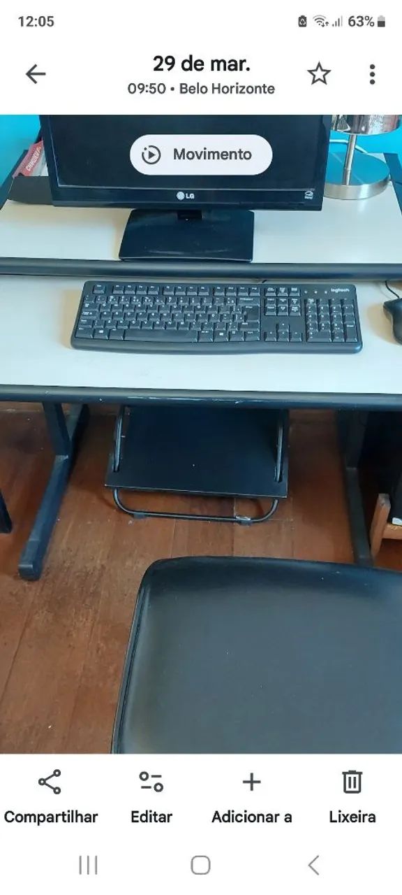 MESA PRA COMPUTADOR DOIS NÍVEIS  - Foto 3