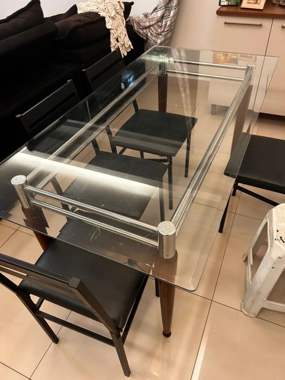 Mesa de jantar com 4 cadeiras  - Foto 3