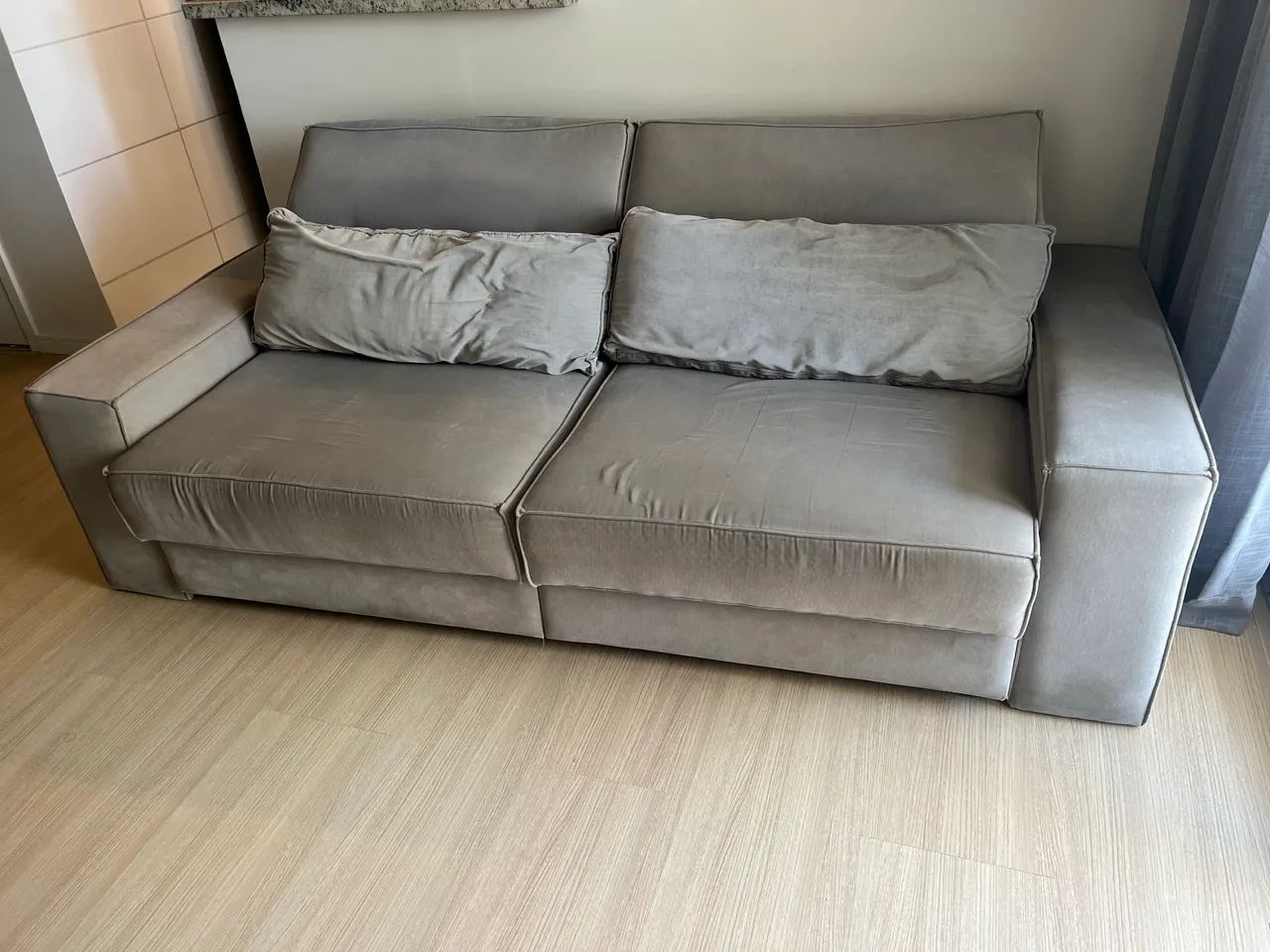 Sofá retrátil 3 lugares  - Foto 5