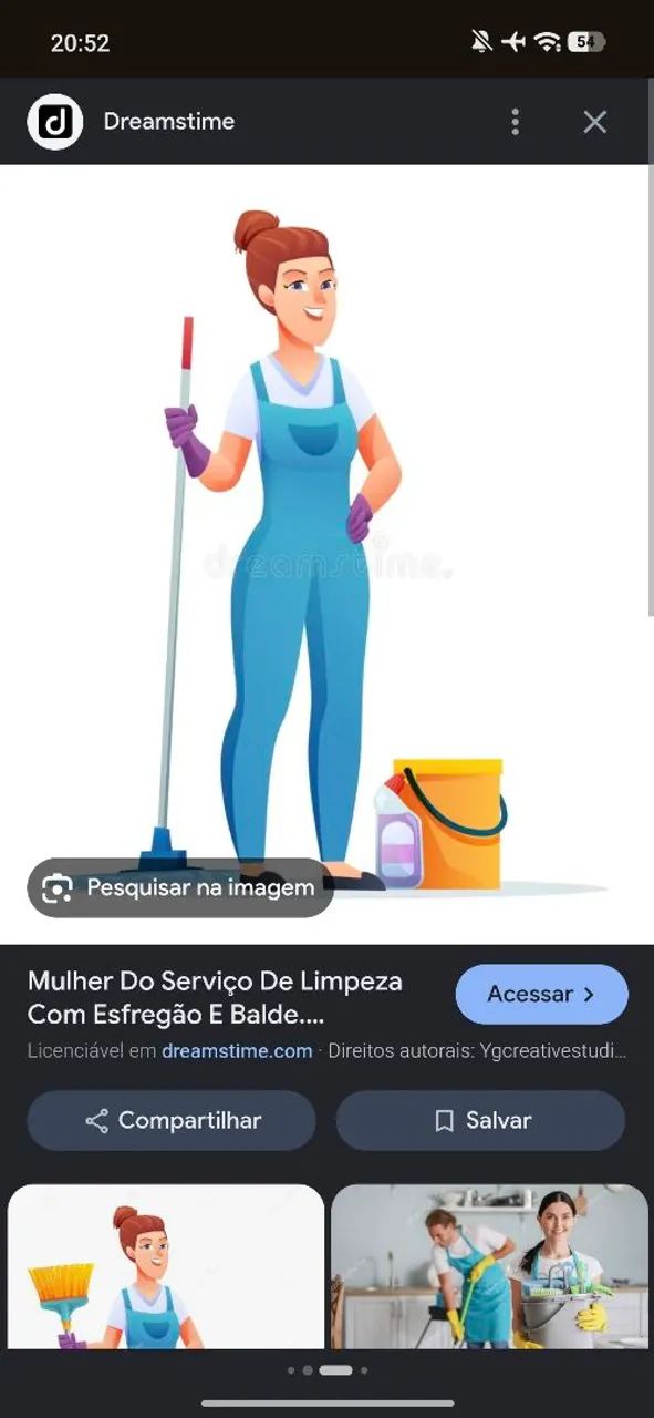 Vaga para zeladora!