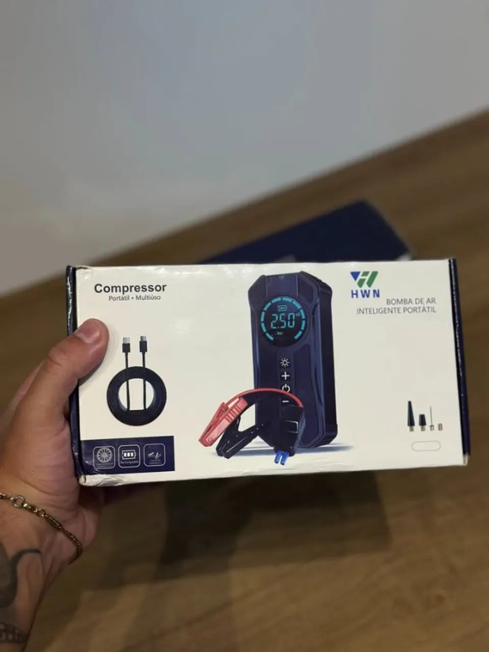 Auxiliador de Partida | Compressor | PowerBank | Lanterna - Foto 2