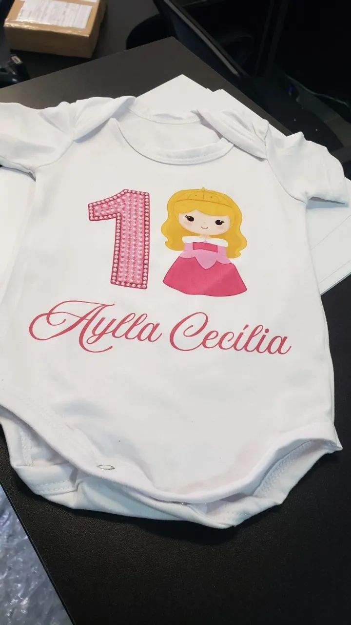 Body de bebê personalizado com seu tema  - Foto 3
