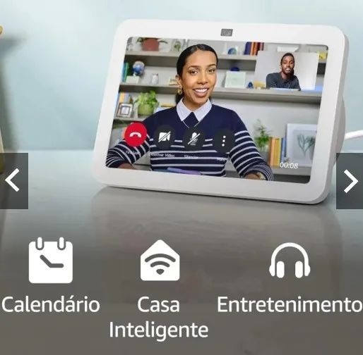 Amazon Echo Show 8 3a Geração Smart Display Branco Lacrada - Foto 3