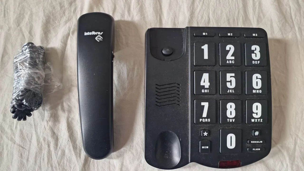 Telefone Intelbras para idosos com luz e teclado grande - Foto 5
