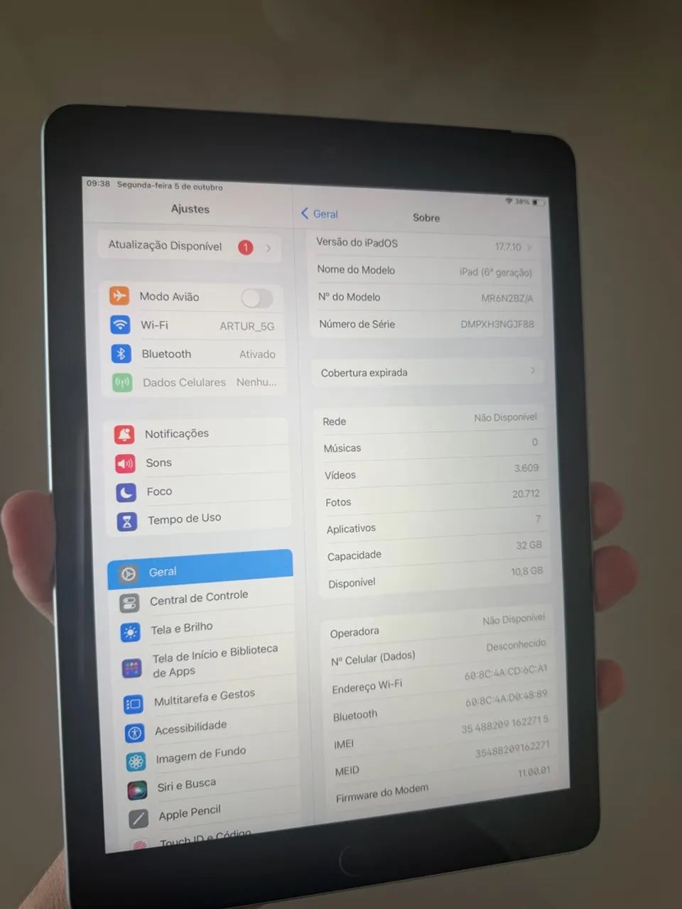 iPad - 6 Geração- 32GB - Foto 3