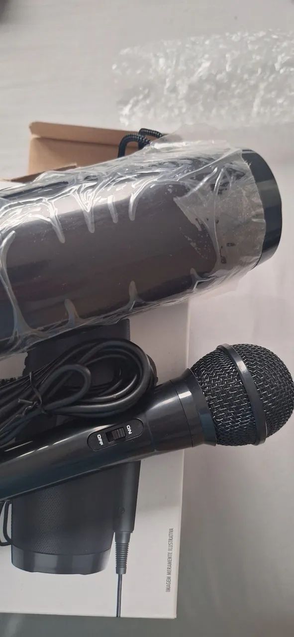 CAIXA DE SOM COM MICROFONE  - Foto 4