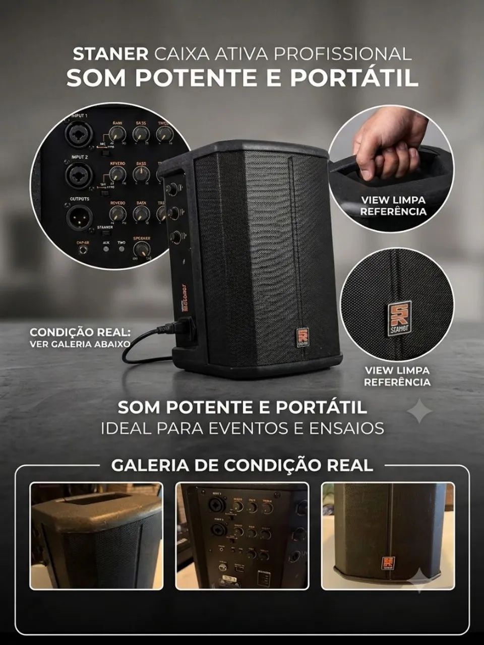 CAIXA ATIVA STANER SR 120A 