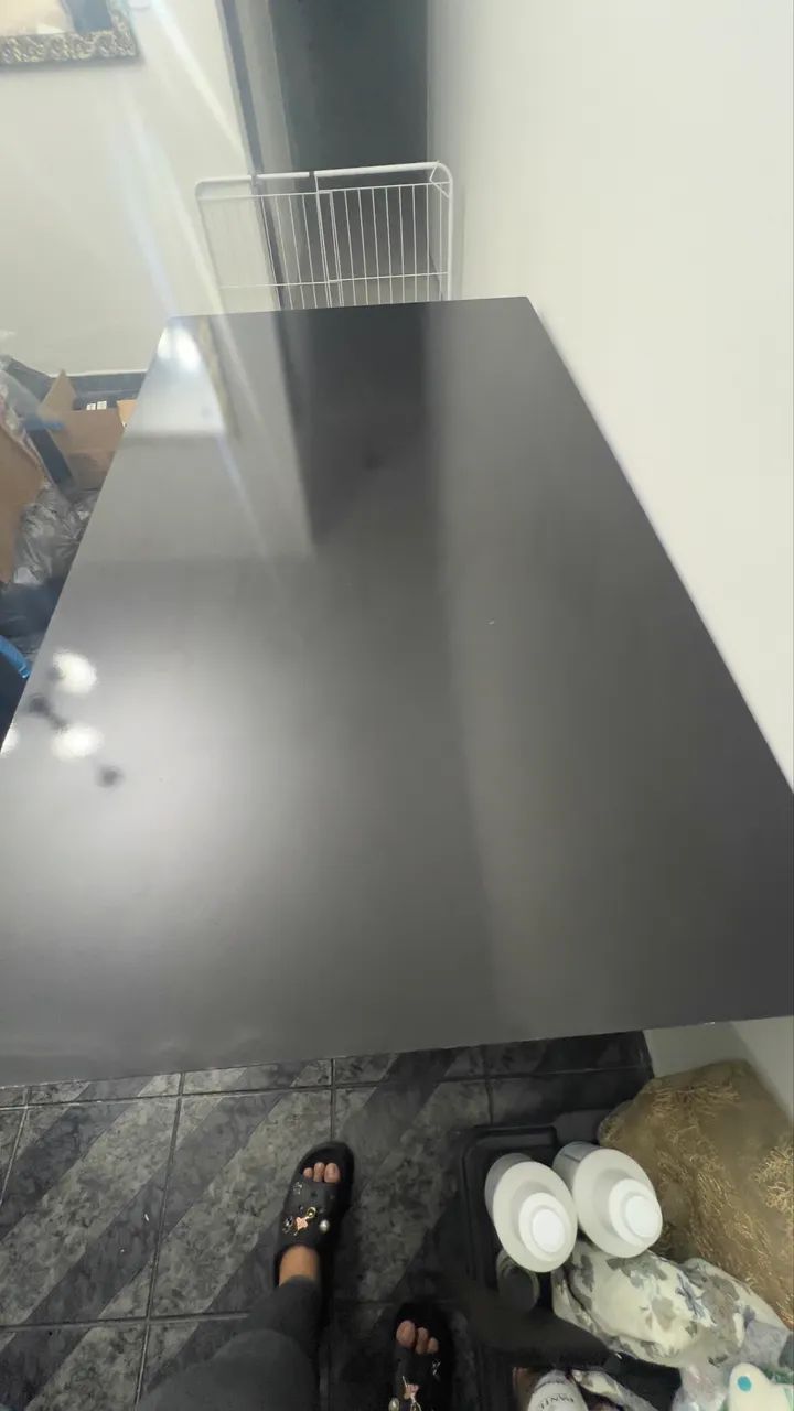 Mesa de jantar 1,60 x 90 semi nova - Foto 4