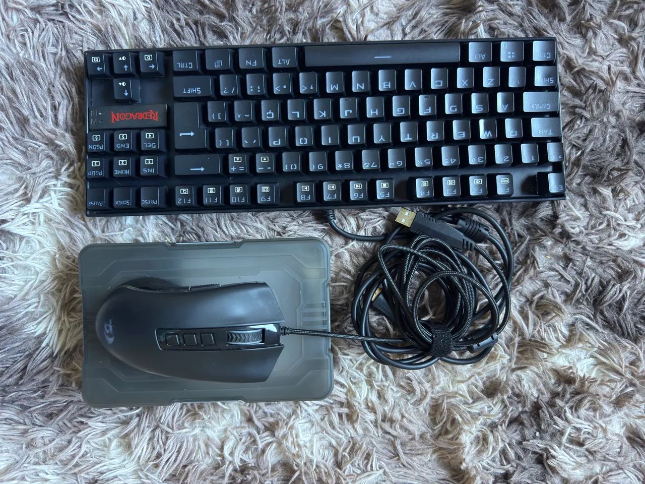 Kit teclado e mouse gamer redragon - Foto 3