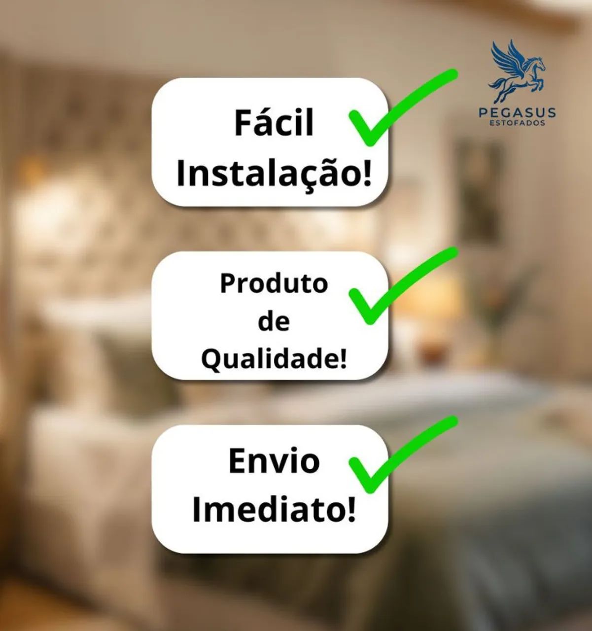 Cabeceira Estofada Premium para cama Casal, Queen e King - Foto 4