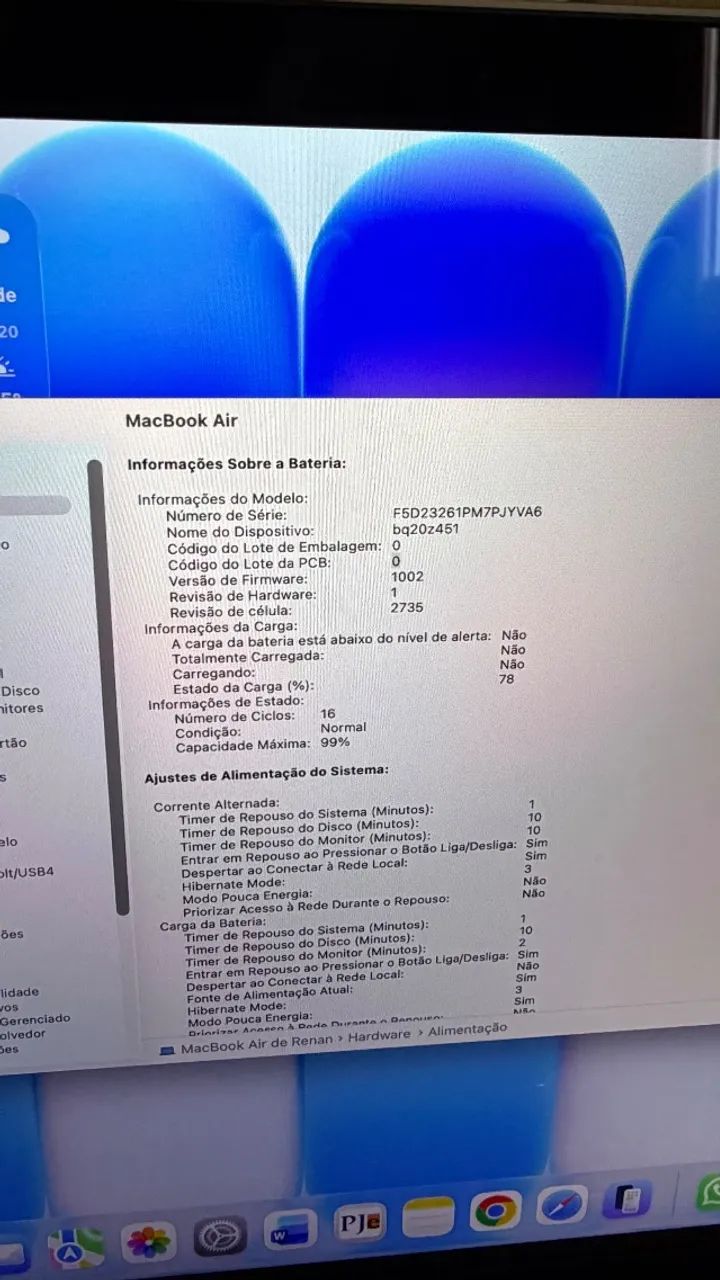 MacBook Air M1 - 8gb RAM - 256 SSD - Foto 4