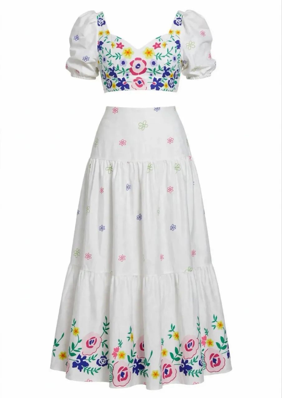 Conjunto Branco - Tamanho G