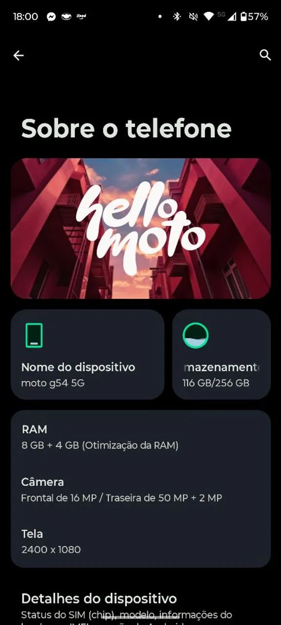 Celular moto G54  - Foto 4