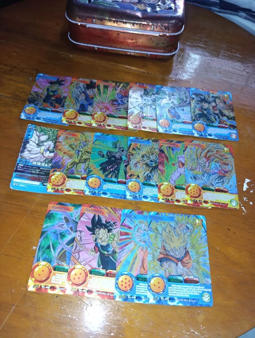 LOTE DE CARTAS DRAGON BALL SUPER + LATA - Foto 4