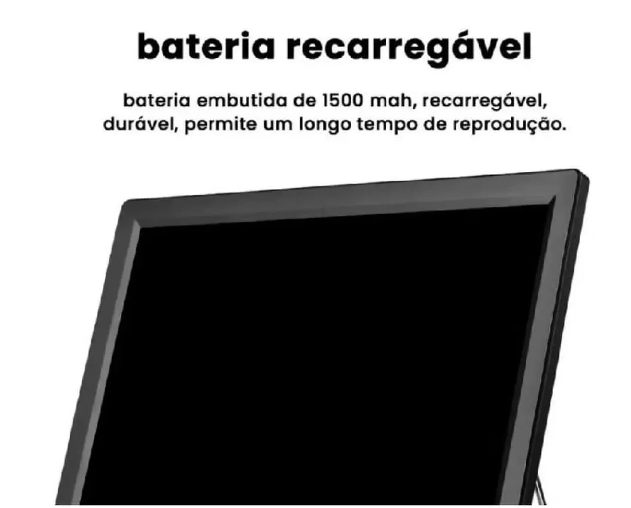 TV portátil recarregável 15.5 polegadasolegadas - Foto 2