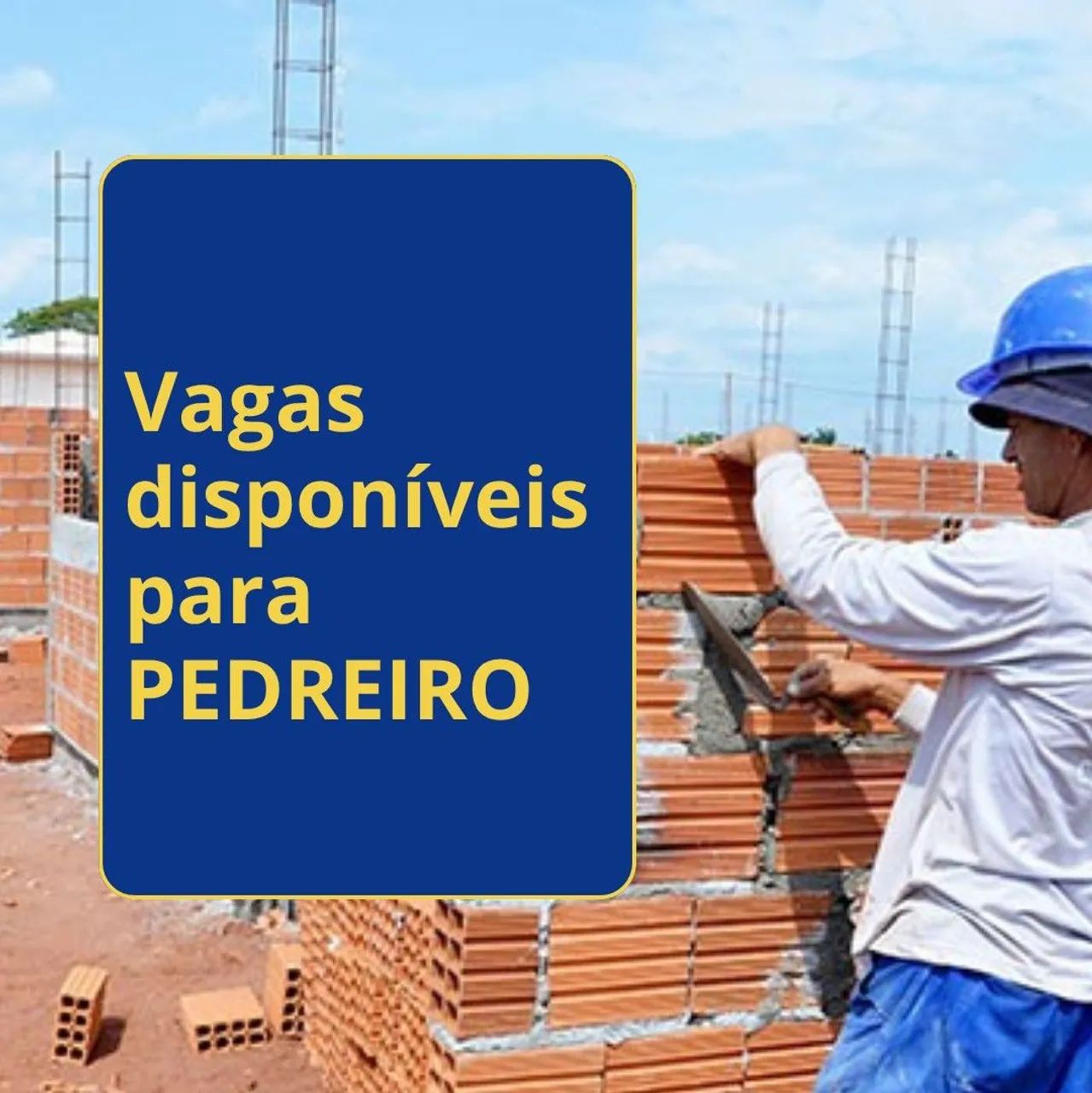 Vagas para Pedreiro 