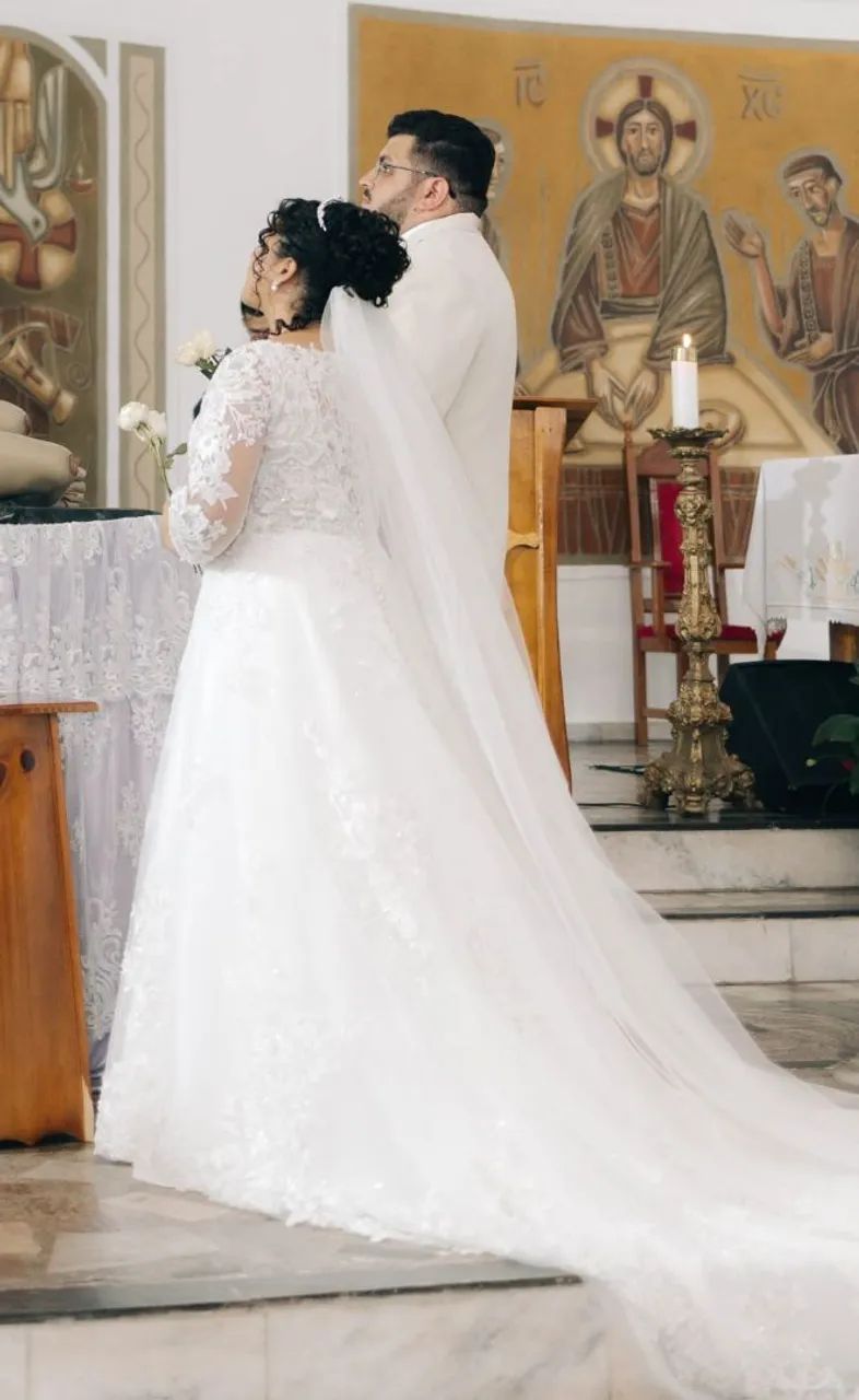 Vestido de noiva Off White - Foto 2