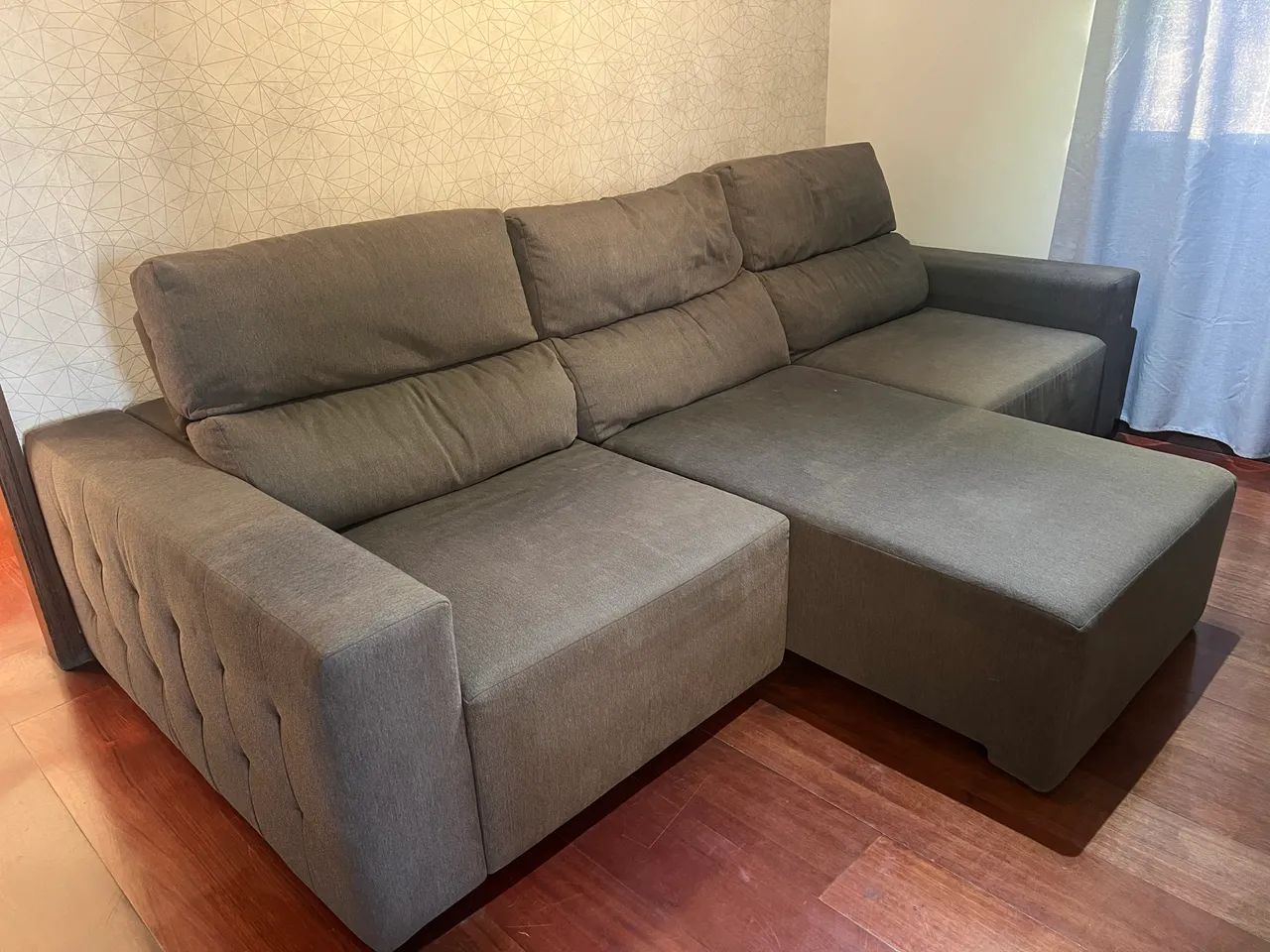 Sofá Retrátil e Reclinável Líder Interiores 2,75 m - Foto 2