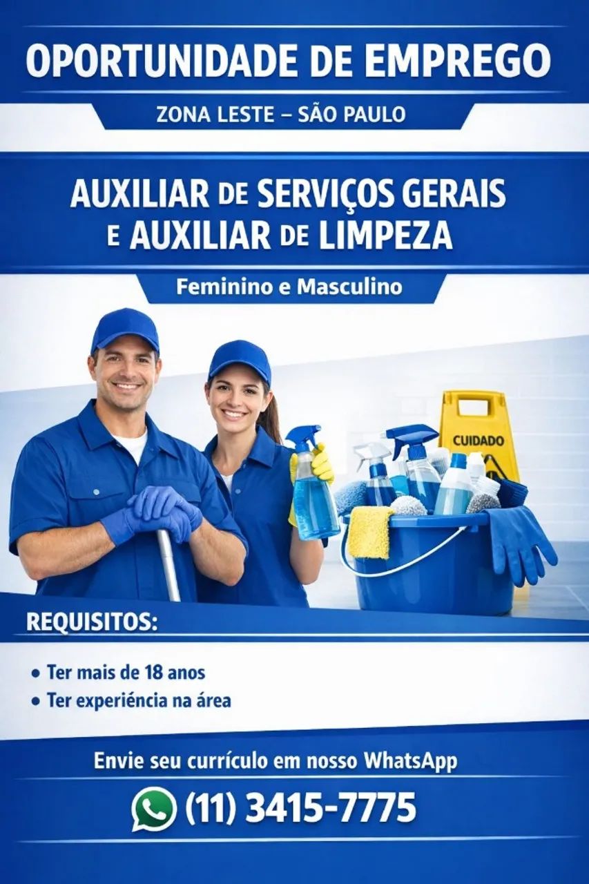 Auxiliar de Limpeza