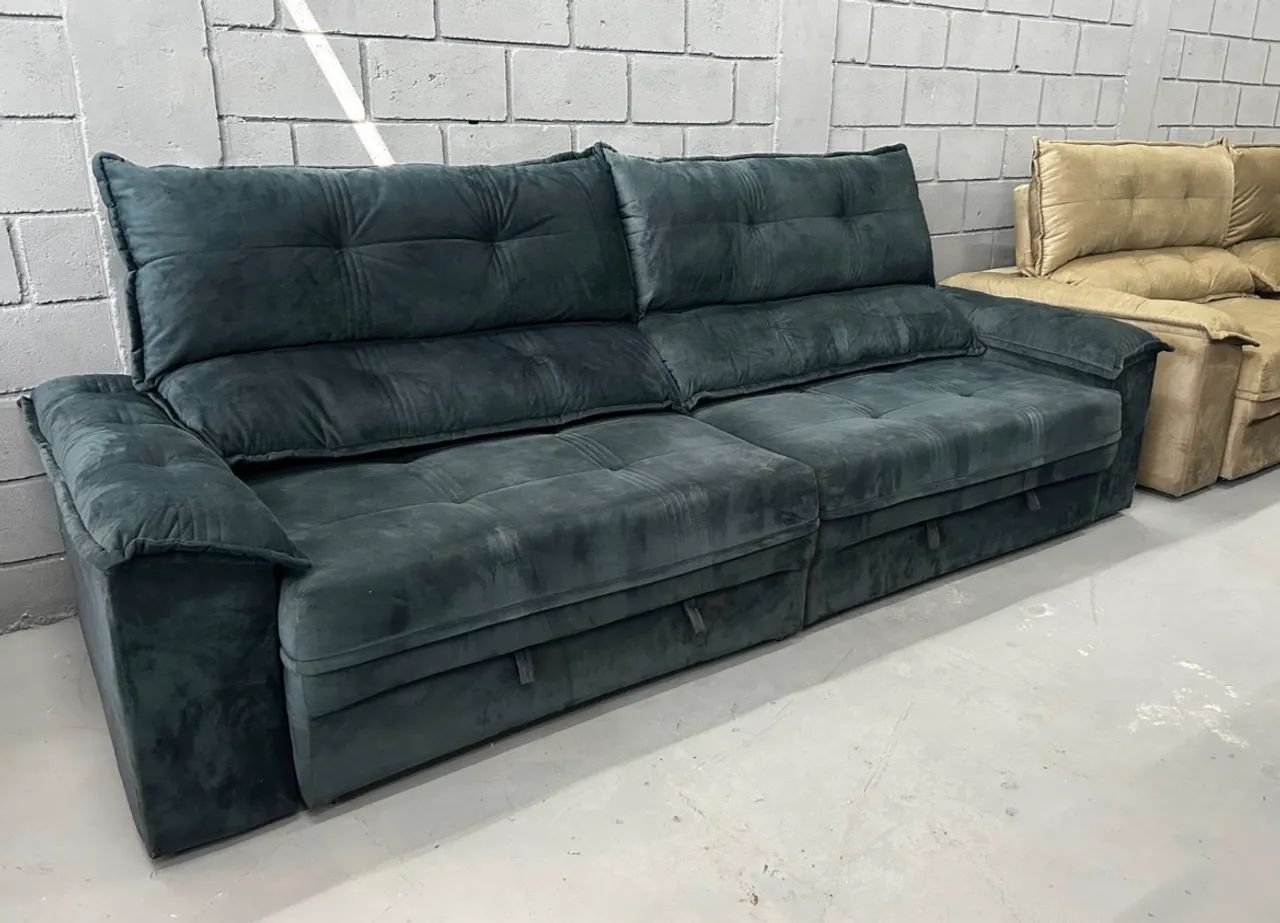 Sofá Retrátil e Reclinável 2.90m NOVO ( Direto da Fábrica ) - Foto 5