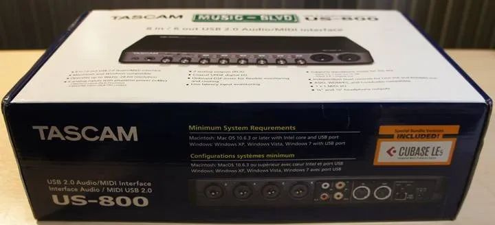 Caixa da placa TASCAM US-800 - Foto 3