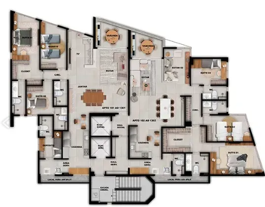 PLANTA 127m²
