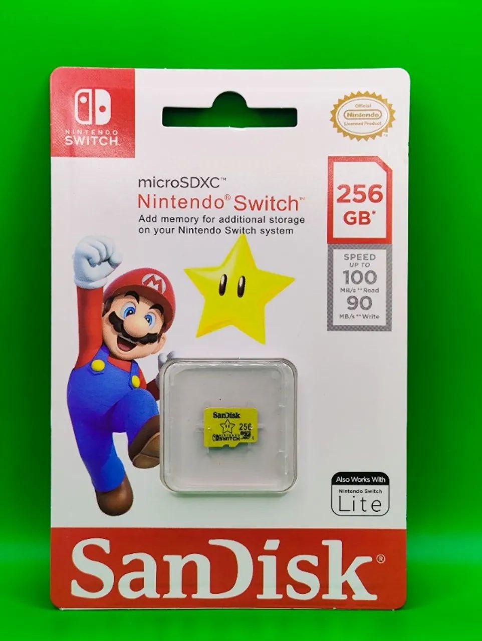 Micro SD 256gb Sandisk Nintendo Switch
