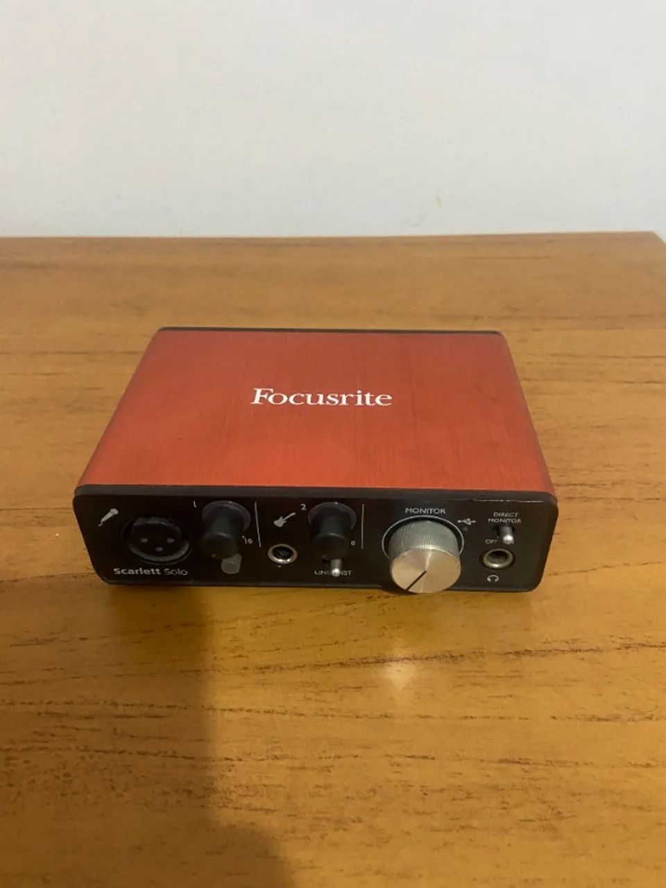 Focusrite Scarlett Solo - Microfones e Gravadores - Vila Anglo