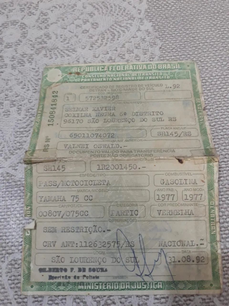 Yamaha RD75 desmontada - Foto 2