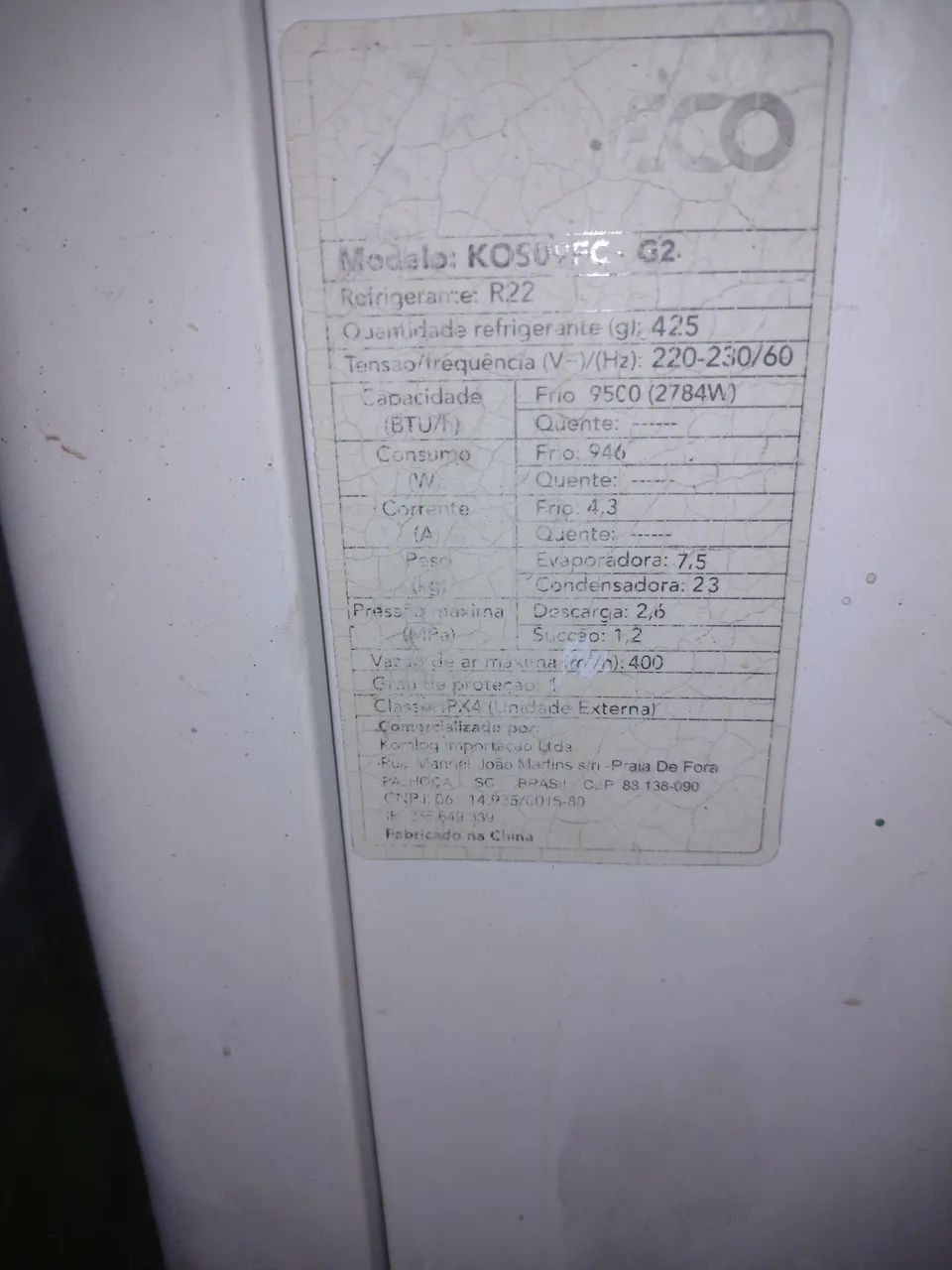 Venda de ar condicionado 9500 BTU - Foto 2