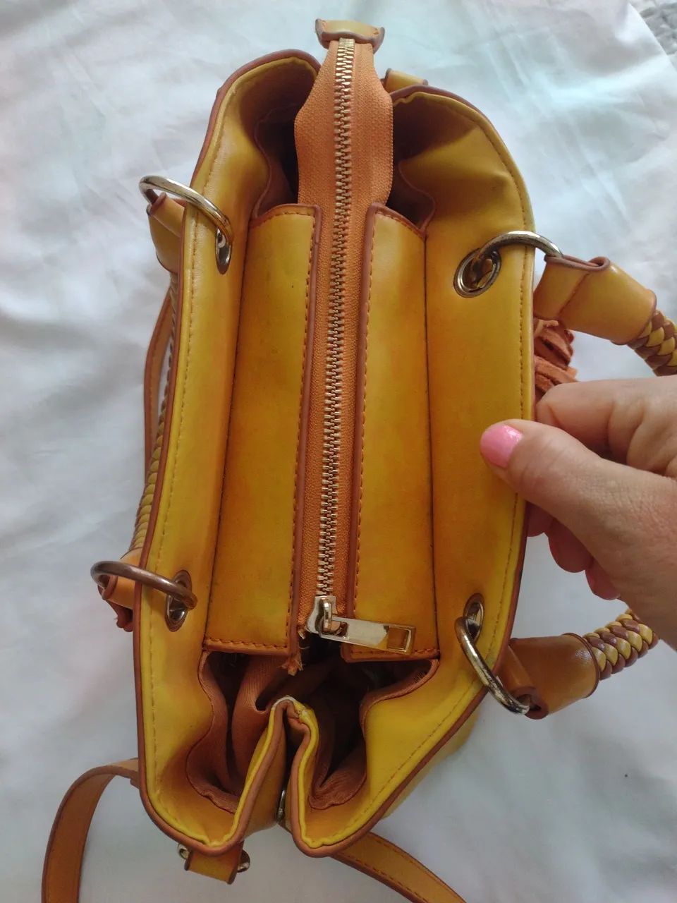 Bolsa amarela/laranja Renner - Foto 2