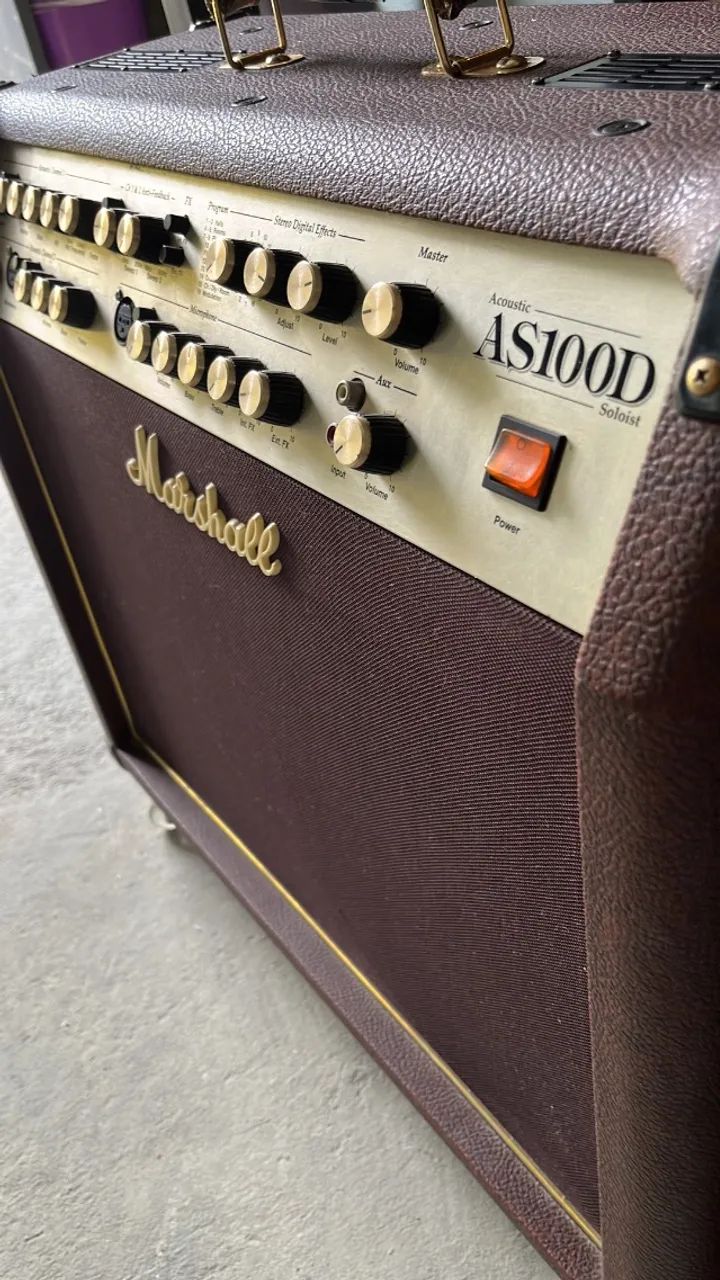 Amplificador Marshall As100d violão e voz - Foto 3