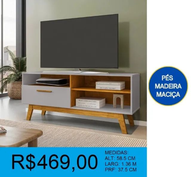 Rack com pés inclusos - frete gratuito! - Foto 2