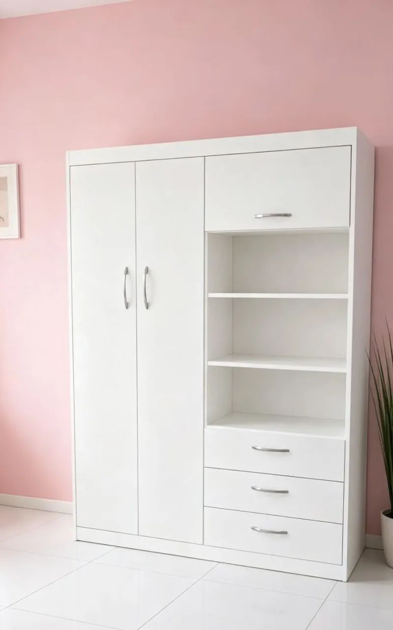 Guarda roupa em mdf entrega grátis 