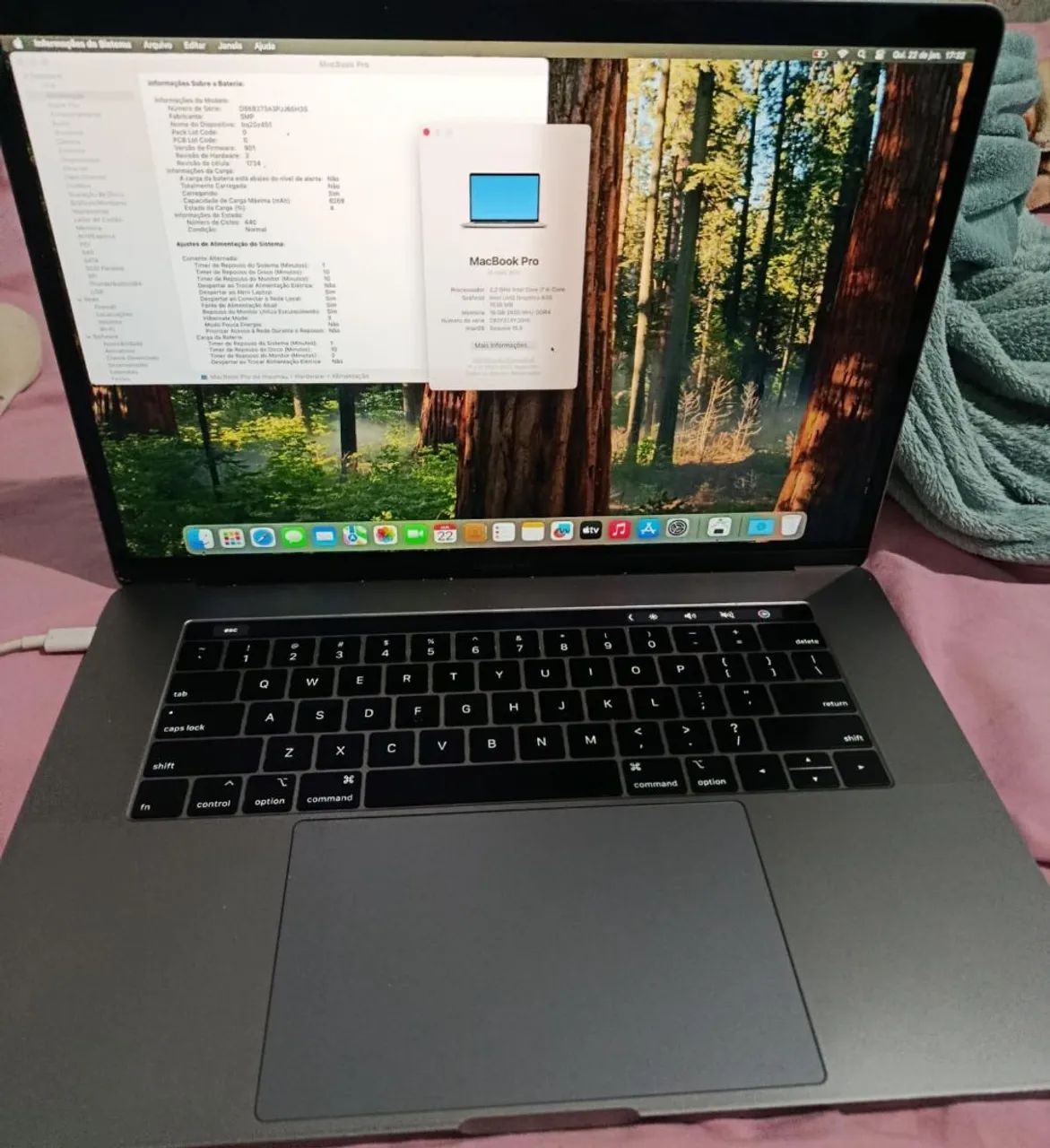 Macbook Pro 2018 i7 / 16GB / 512GB SSD / 15 Pol - Notebooks