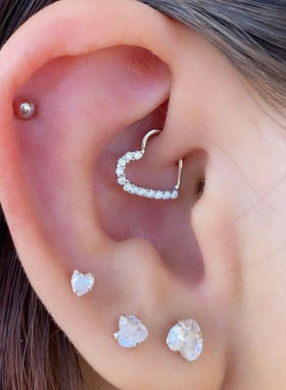 Piercings de coração - Foto 2