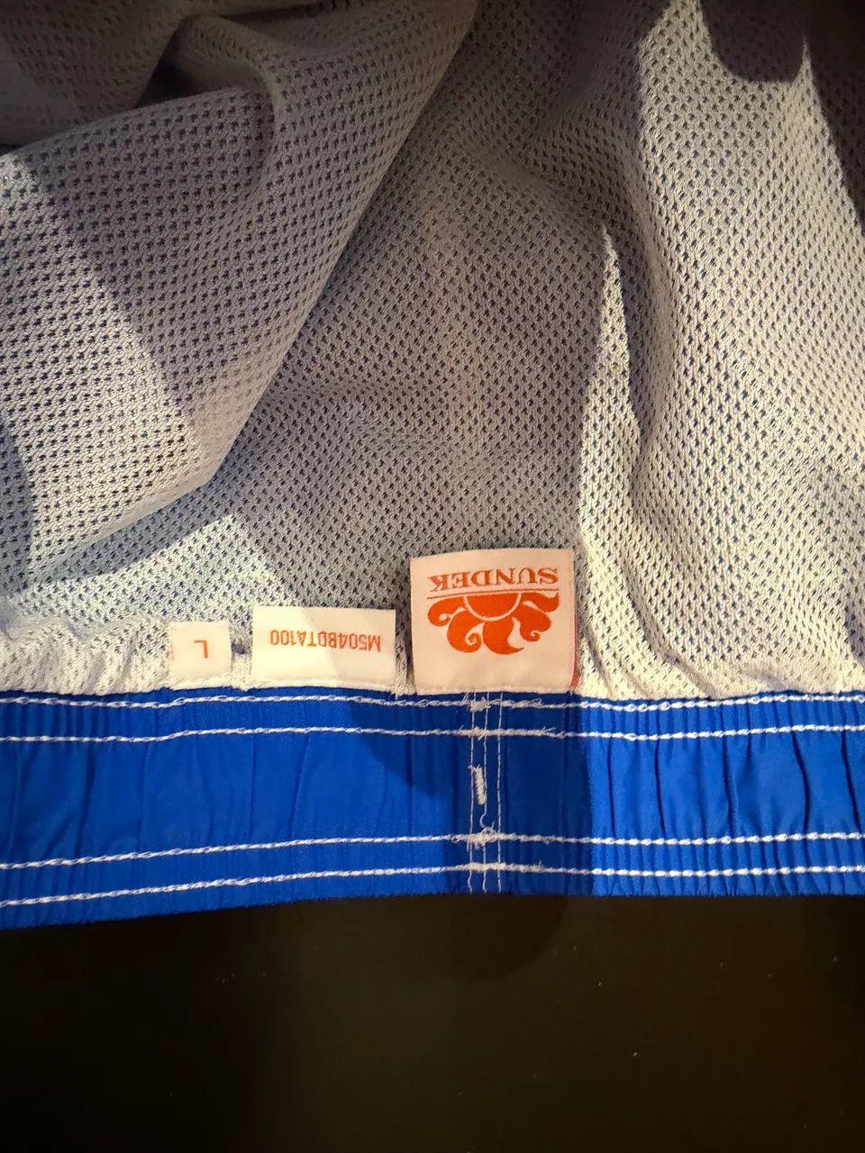 Short Sundek Azul Elástico  - Foto 3