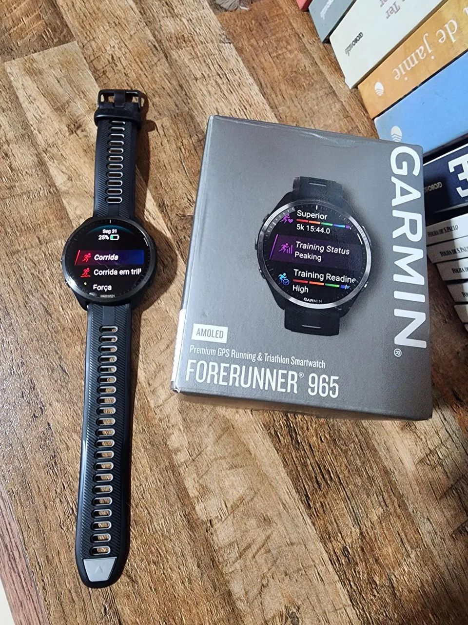 GARMIN FORERUNNER 965 AMOLED - IMPECÁVEL + CAIXA + ACESSÓRIOS - Foto 5