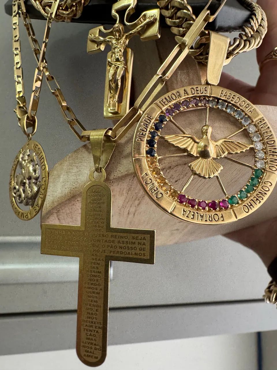 Corrente de ouro 18k certificado garantia eterna.  - Foto 5