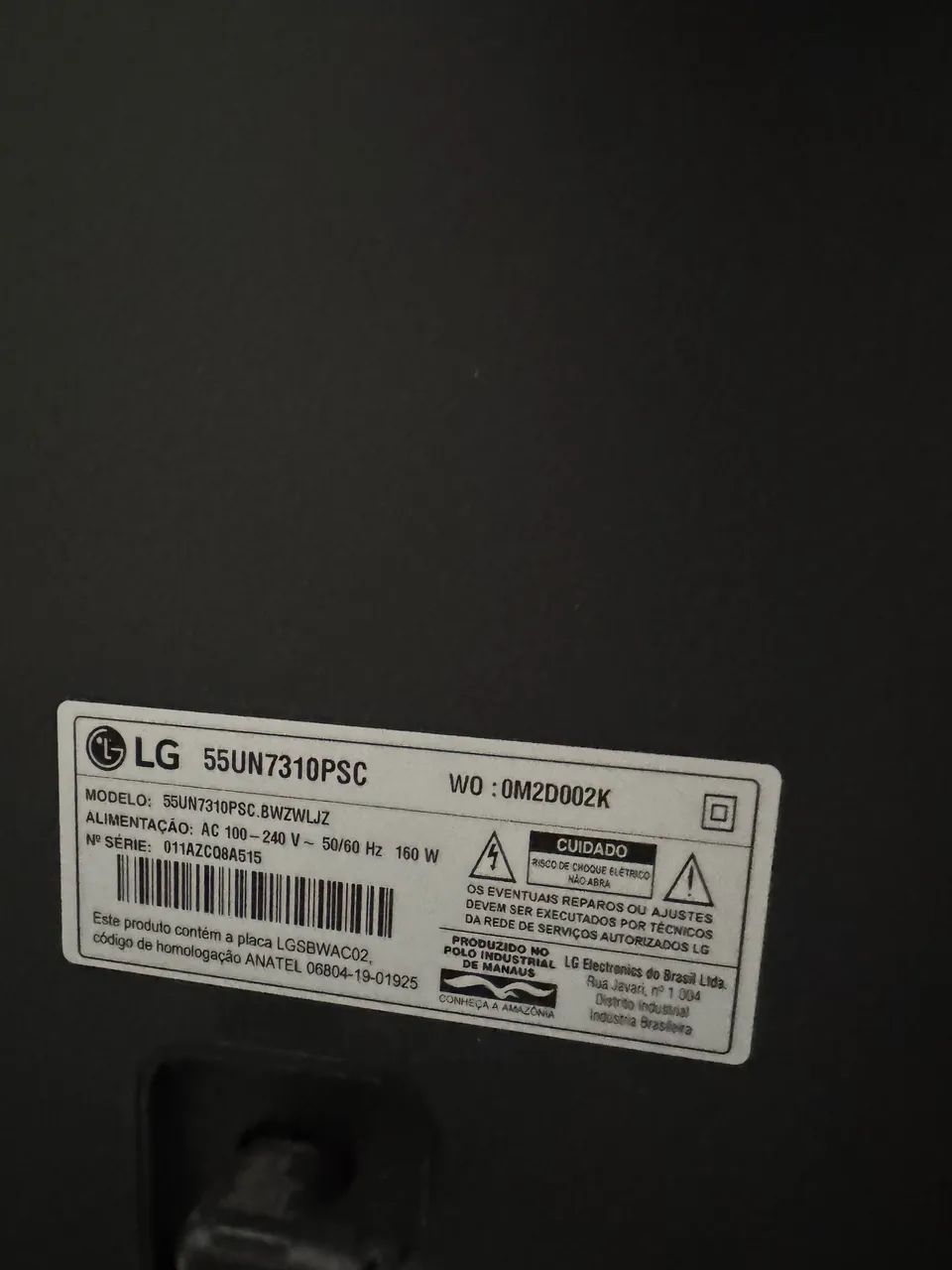Smart tv 55 tela quebrada - Foto 3