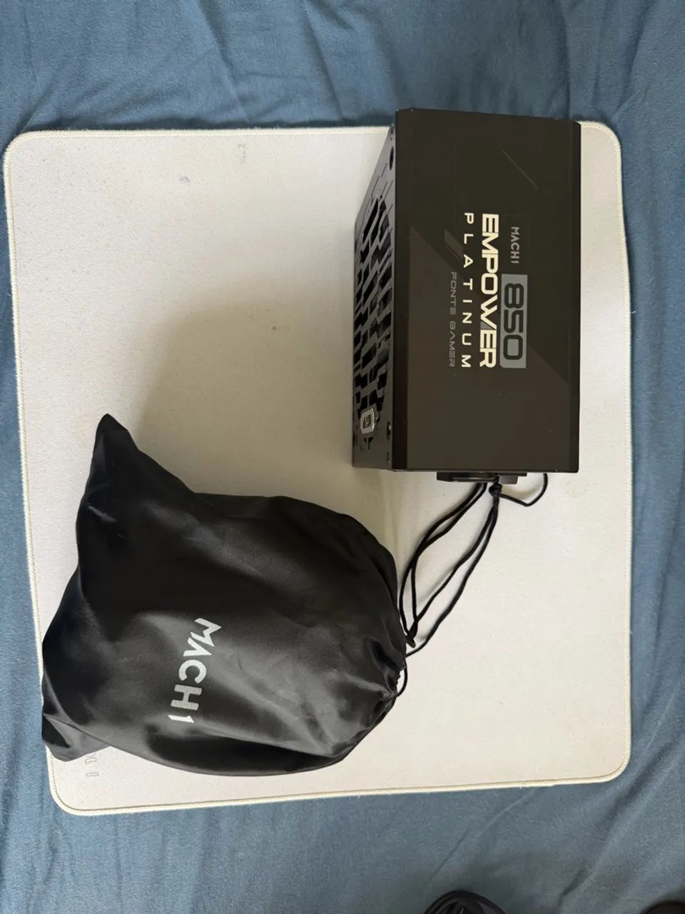 Fonte mach1 850w platinum full modular com nf