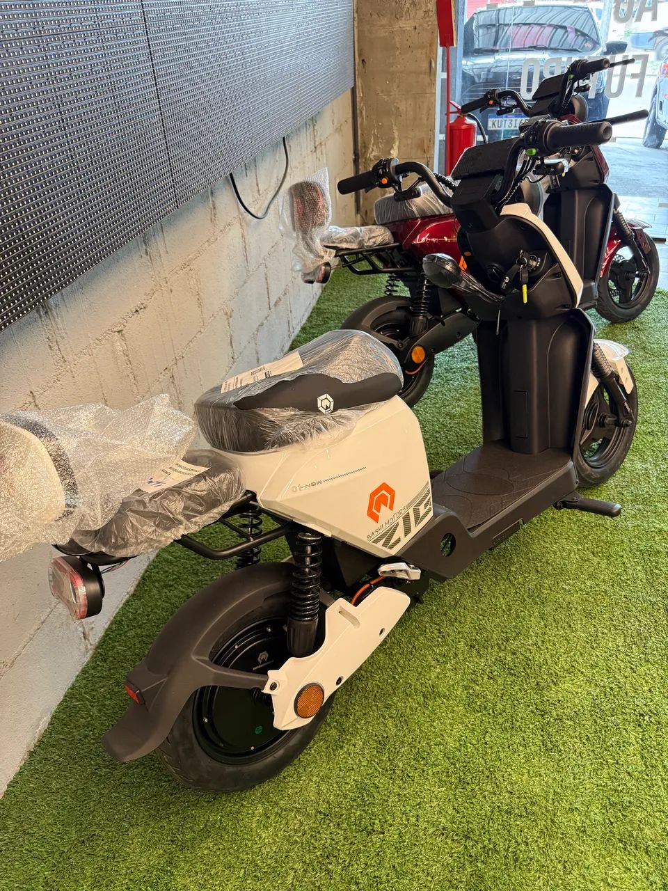 Scooter Elétrica Zig Branca 800w - Foto 4
