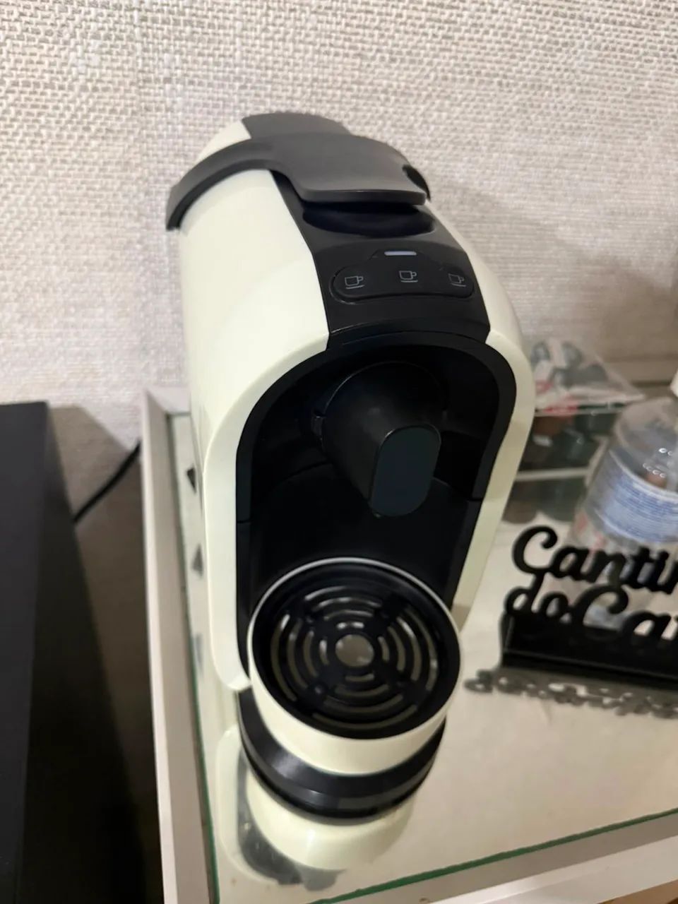 Cafeteira mimo 3 corações 