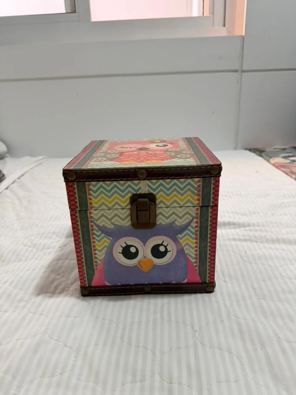 Caixa de coruja estilo boneca russa  - Foto 5