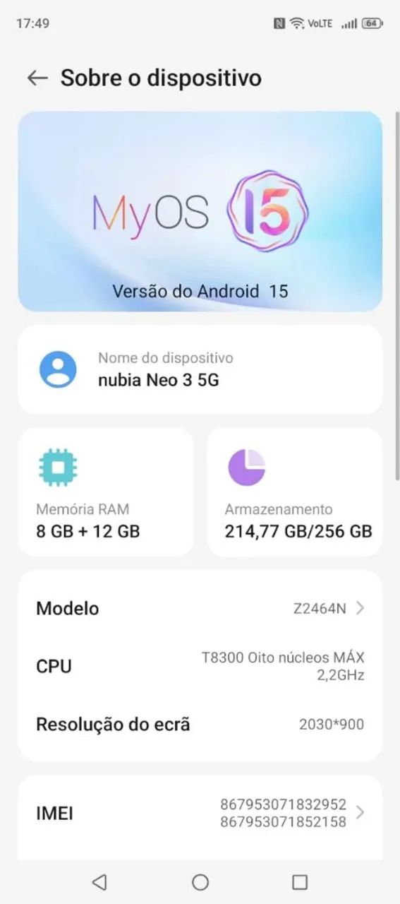 Celular Nubia Neo 03 - Foto 3