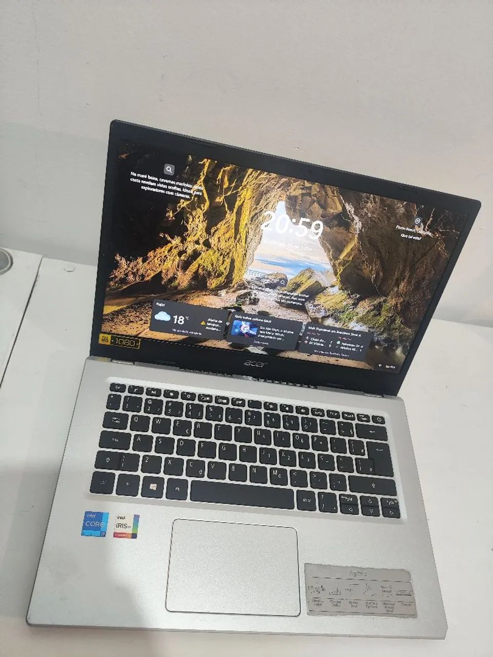 Notebook Acer aspire 5 processador i7 11°  - Foto 2