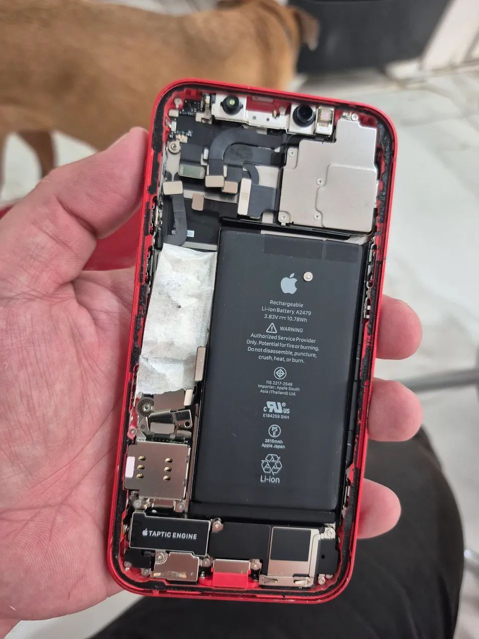 Carcaça iphone 12 vermelha - Foto 2