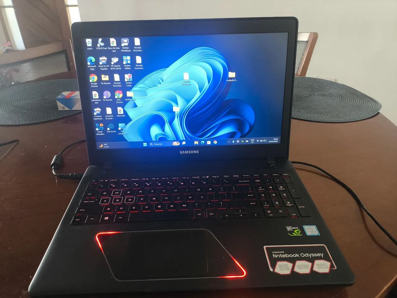 Notebook Samsung Gamer
