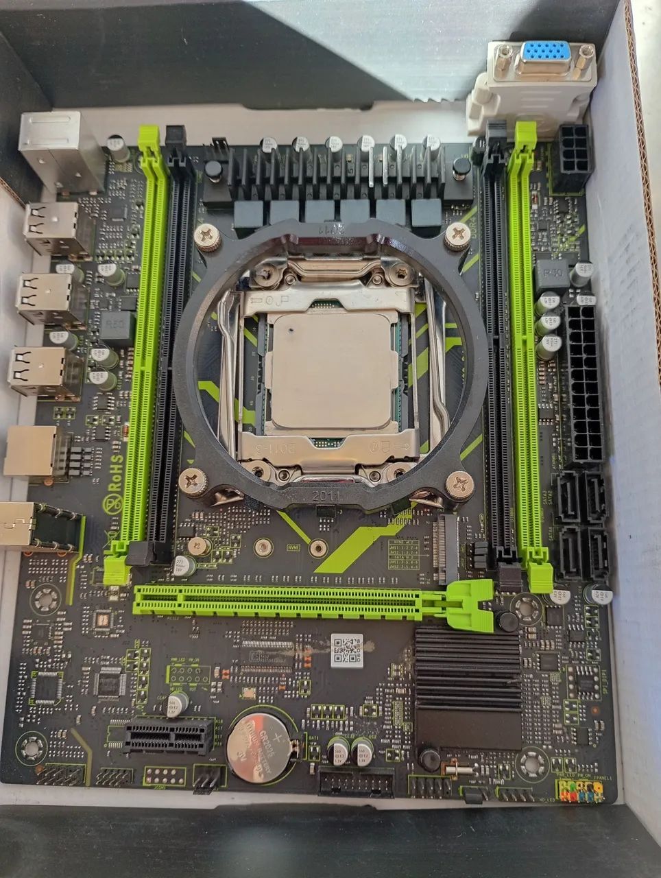 Placa mais processador E5 2630V4 DDR4 
